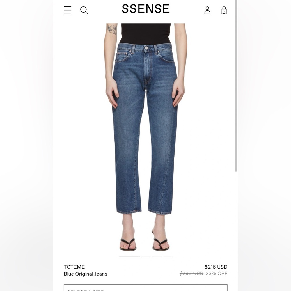 Toteme Blue Original Jeans